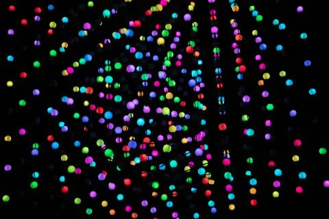 Vibrant Light Globes Stock Photos