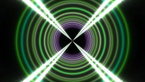 Vibrant light patterns create dynamic video background Stock Footage 339372982