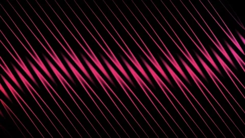 Vibrant light patterns move smoothly with rhythm in an abstract visual displa Stock Footage 329608962