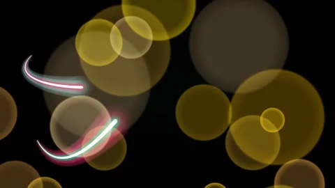 Vibrant Lights and Circles in Motion. Stock-Footage 330132138
