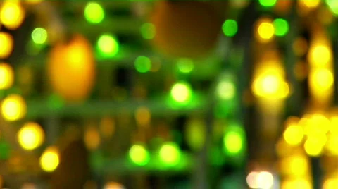 Vibrant Lights at a Carnival Stock Footage 371789