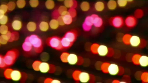 Vibrant Lights at a Carnival Stock Footage 371814