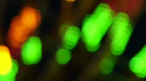 Vibrant Lights at a Carnival Stock Footage 371821