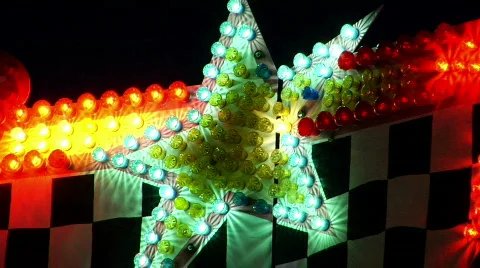 Vibrant Lights at a Carnival Vidéo 371830