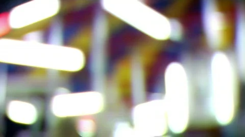 Vibrant Lights at a Carnival Stock Footage 371858