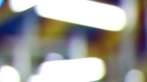Vibrant Lights at a Carnival Stock Footage 371860