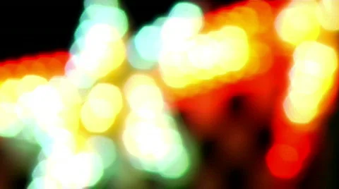 Vibrant Lights at a Carnival Stock Footage 371871