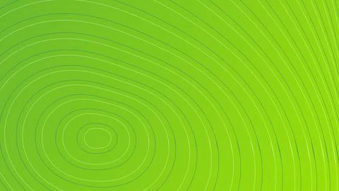 Vibrant lime green abstract background with thin concentric circular lines .. 스톡 일러스트