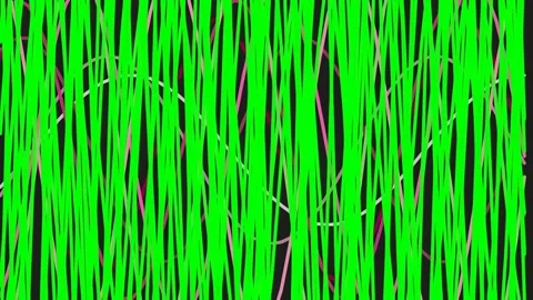 Vibrant lime green foliage texture background of flowing vertical grass blade Stock Footage 341055652
