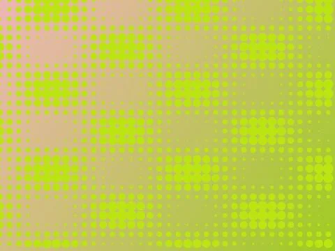 Vibrant Lime Green Halftone Dot Pattern on Soft Gradient Pastel Background .. Stock Illustration