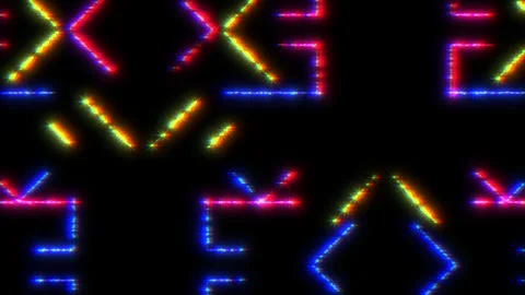 Vibrant line pattern a multicolored composition with purpose Stock-Footage 285695076