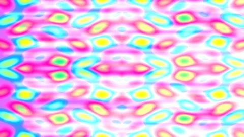 Vibrant liquid abstraction seamless background loop | Psychedelic fluid geo.. Stock Footage 336770815