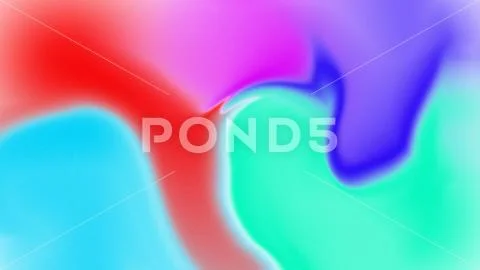 Vibrant Liquid Background with Multicolored Swirls PSD Template