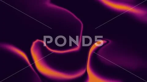 Vibrant Liquid Background with Orange and Purple Swirls PSD 模板
