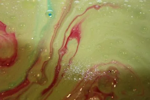 Vibrant liquid color mixture on different surface Stock Illustration