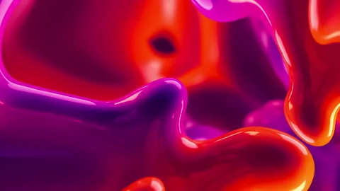 Vibrant Liquid Gloss Effect animation with seamless looping 스톡 동영상 303544150