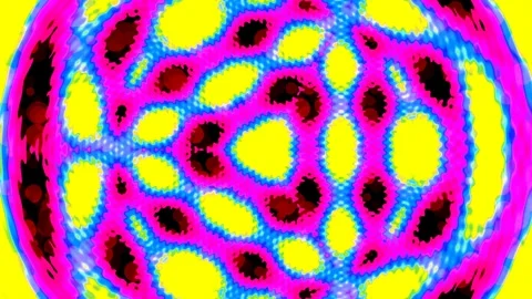 Vibrant liquid spectrum flow abstract digital gradient background loop Stock Footage 339333027