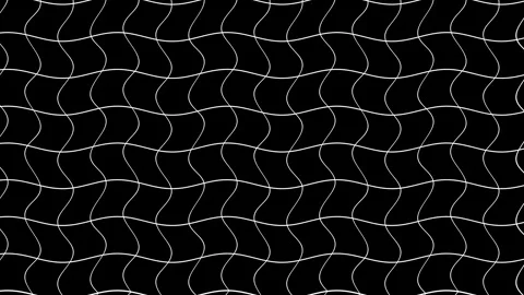 Vibrant liquid wave grid technology background with digital motion effect Видео 335544494