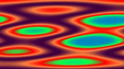 Vibrant liquid wave seamless modern abstract flowing background texture loop Stock Footage 341058898