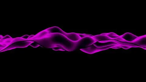 Vibrant liquid wavy background. 3d illustration abstract iridescent fluid r.. 库存插图