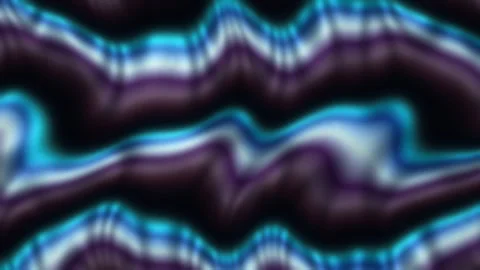 Vibrant loopable waves of glowing cyan and violet energy flowing seamlessly Stock Footage 342321609