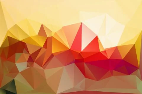 Vibrant lowpoly texture vector Stock Illustration