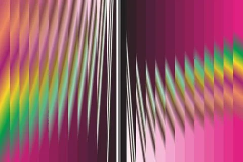 Vibrant Magenta Abstract Background with Diagonal Light Rays and Spectrum G.. 스톡 일러스트