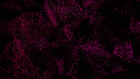 Vibrant Magenta Abstract Loop Background: Simple Kaleidoscope Wave of Morph.. Stock Footage 330388979