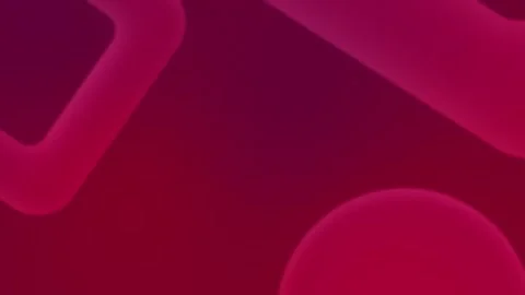 Vibrant magenta shapes on a red gradient create a dynamic seamless loop Stockbeeldmateriaal 309855782