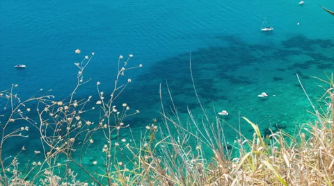 Vibrant Mediterranean Sea Shores Stock Footage 67592853