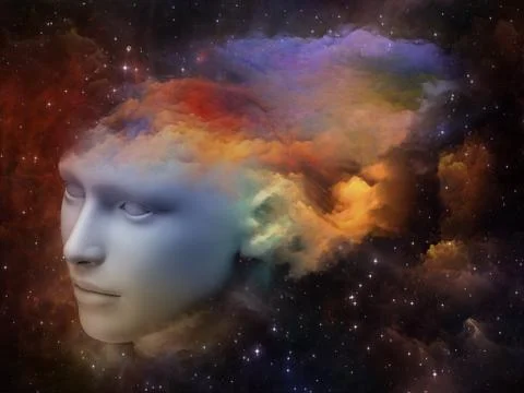 Vibrant Mind Stockillustratie