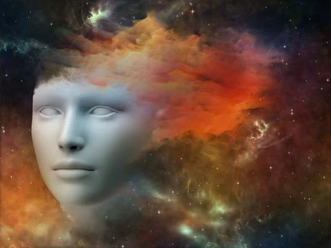 Vibrant Mind 库存插图