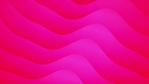 Vibrant monochromatic fluid bands flow in a seamless loop Stock Footage 341666175