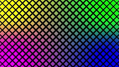 Vibrant Mosaic Pattern Background in Colorful Abstract Vector Video stock 325180440