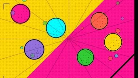 Vibrant Motion Abstract with Colorful Circles Dynamic Digital Art for Creat.. 库存影片 338313584