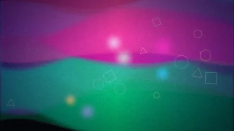 Vibrant Motion Abstract with Colorful Light Waves and Dynamic Particles for.. Stock Footage 342550620