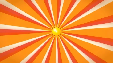 Vibrant Motion of Bright Sunburst Rays in Dynamic Sunlight Pattern for Crea.. Stock Footage 342653022