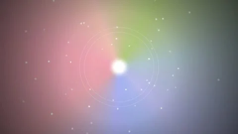 Vibrant Motion of Colorful Light Particles Creating Dynamic Abstract Visuals. 库存影片 342568717