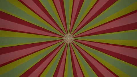 Vibrant motion of colorful radial pattern with dynamic stripes in a lively .. 库存影片 342763273