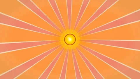 Vibrant Motion of Radiant Sunburst Pattern with Dynamic Rays for Bright Bac.. Video stock 342563760