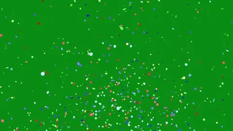 Vibrant Multi colored 3D Confetti explosion Celebrat Motion Graphic video. 스톡 동영상 320327237