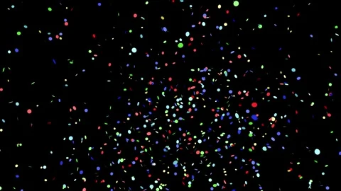 Vibrant Multi colored 3D Confetti explosion Celebrat Motion Graphic video. 스톡 동영상 320327261