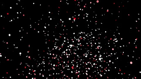 Vibrant Multi colored 3D Confetti explosion Celebrat Motion Graphic video. 스톡 동영상 320327273