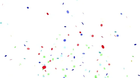 Vibrant Multi colored 3D Confetti explosion Celebrat Motion Graphic video. 스톡 동영상 320327290
