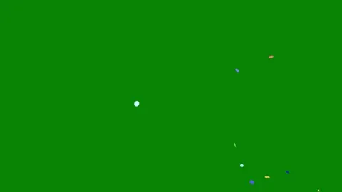 Vibrant Multi colored 3D Confetti explosion Celebrat Motion Graphic video. 스톡 동영상 320327318