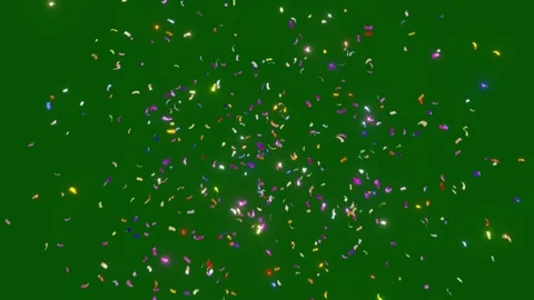 Vibrant Multi colored 3D Confetti explosion Celebrat Motion Graphic video. 스톡 동영상 320327366