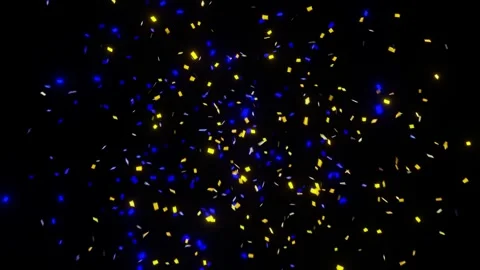 Vibrant Multi colored 3D Confetti explosion Celebrat Motion Graphic video. 스톡 동영상 320327368