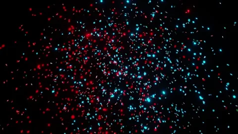 Vibrant Multi colored 3D Confetti explosion Celebrat Motion Graphic video. 스톡 동영상 320327384