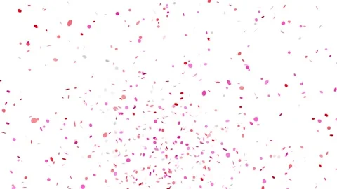 Vibrant Multi colored 3D Confetti explosion Celebrat Motion Graphic video. Vídeos de archivo 320327472