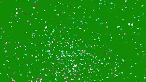 Vibrant Multi colored 3D Confetti explosion Celebrat Motion Graphic video. Vídeos de archivo 320327493